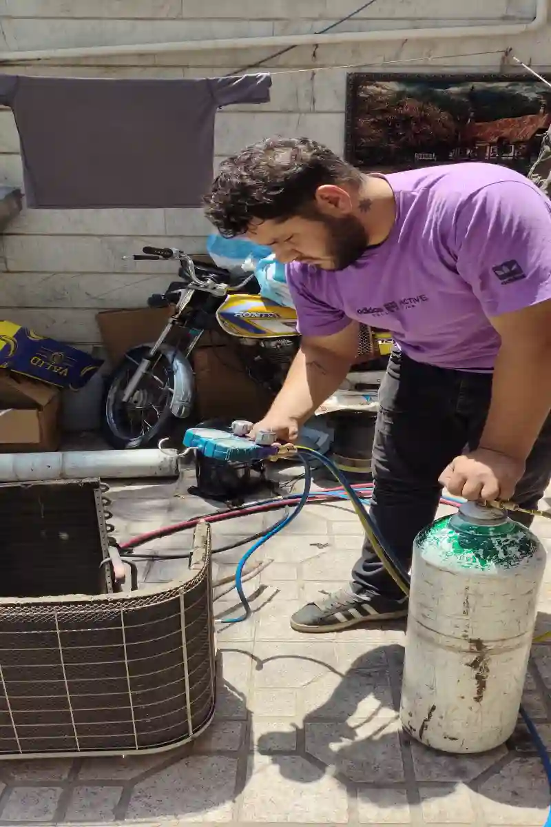 خدمات کولر گازی و داکت اسپیلت تهران