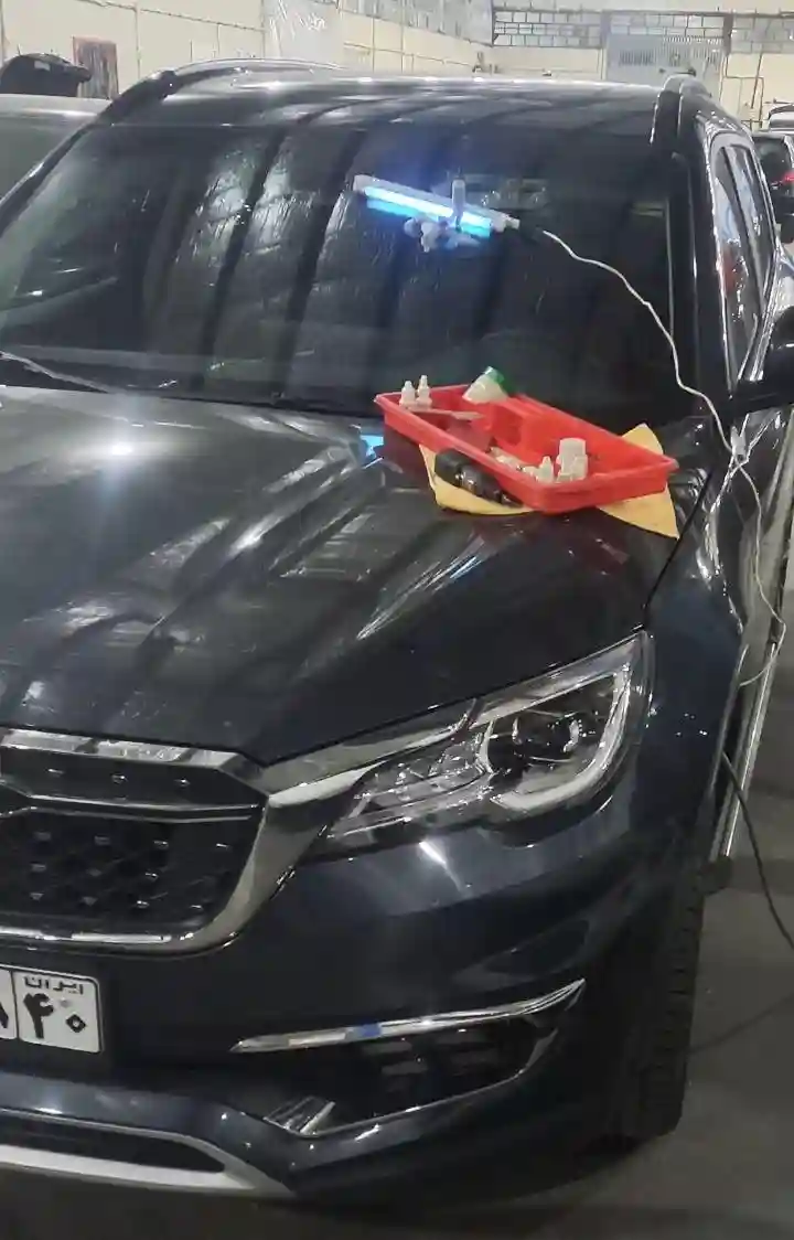 ترمیم ترک شیشه اتومبیل پولیش شیشه