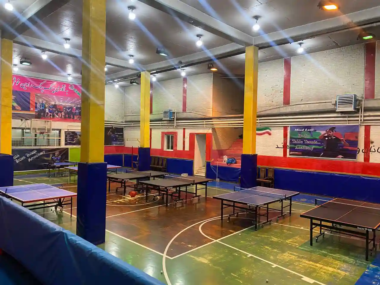 پینگ پنگ رادین شعبه اکباتان و شهرک غرب